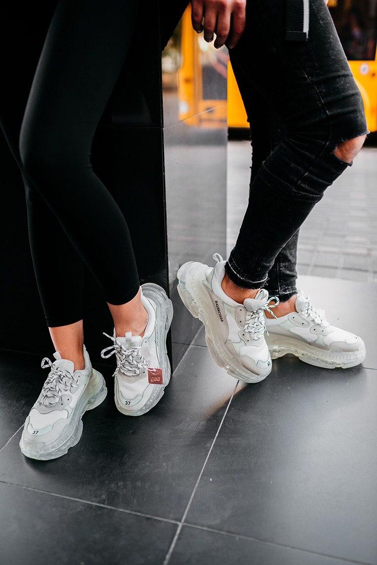 Balenciaga Triple S Clear Sole White