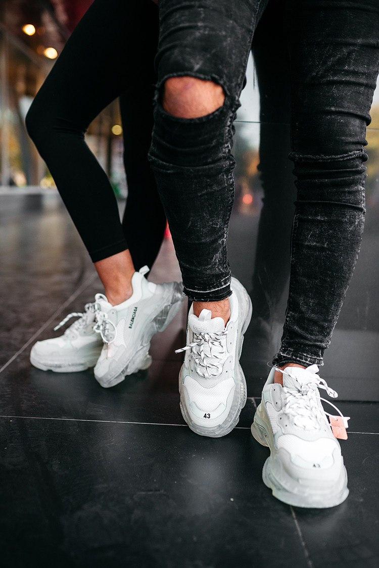 Balenciaga Triple S Clear Sole White