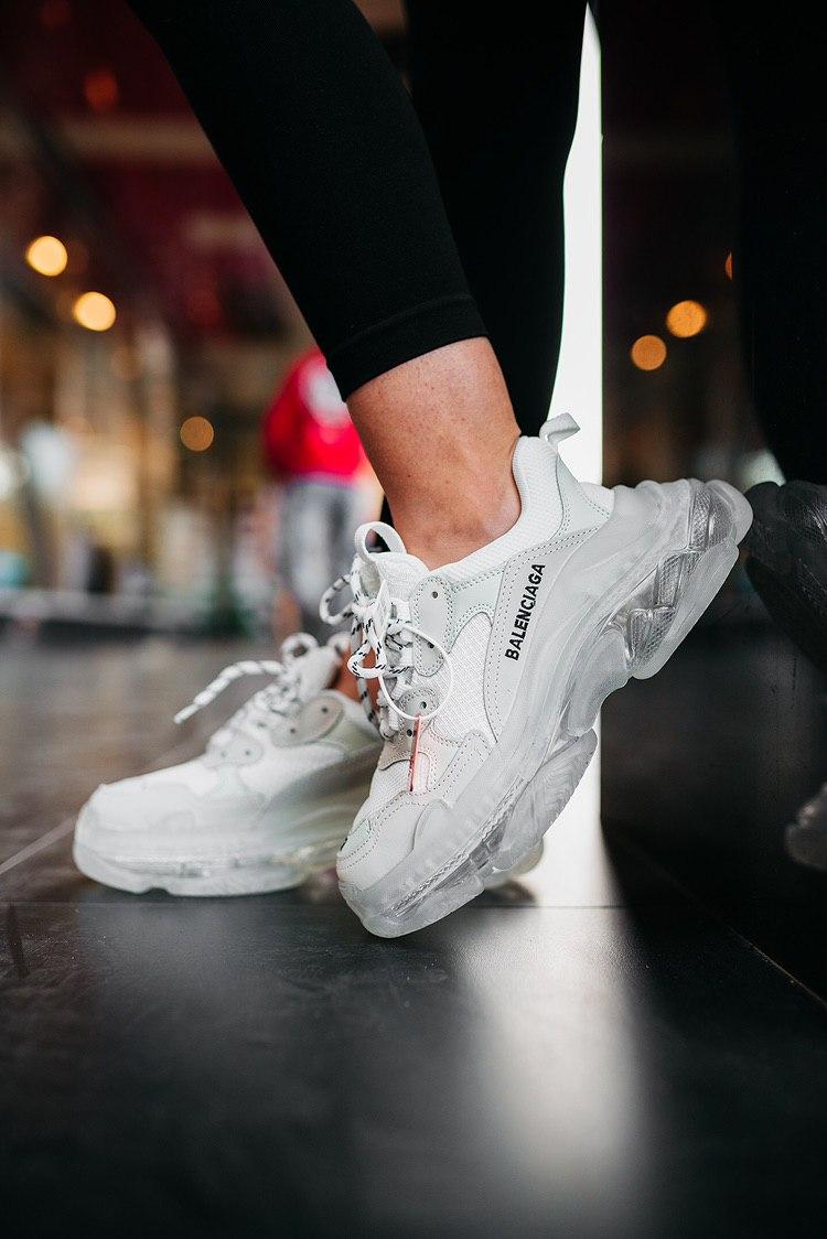 Balenciaga Triple S Clear Sole White