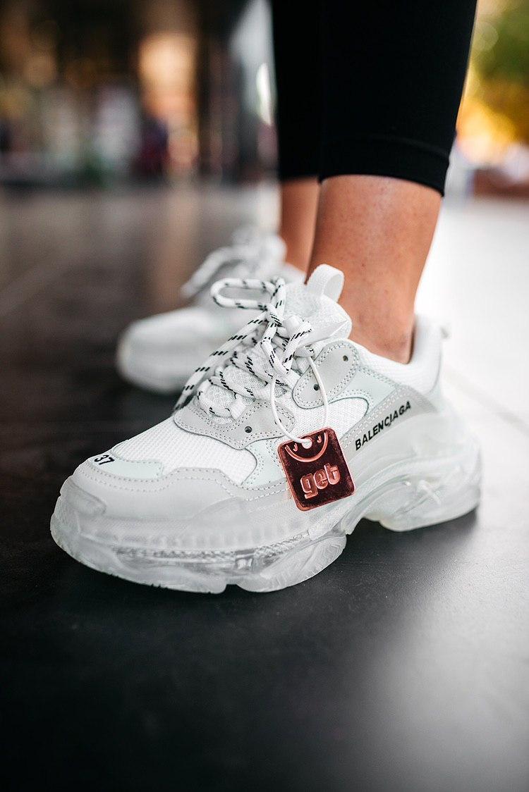 Balenciaga Triple S Clear Sole White