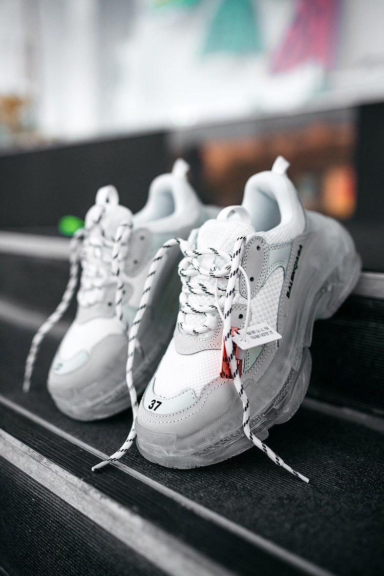 Balenciaga Triple S Clear Sole White