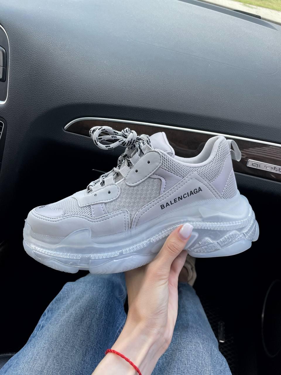 Balenciaga Triple S Clear Sole Grey v2