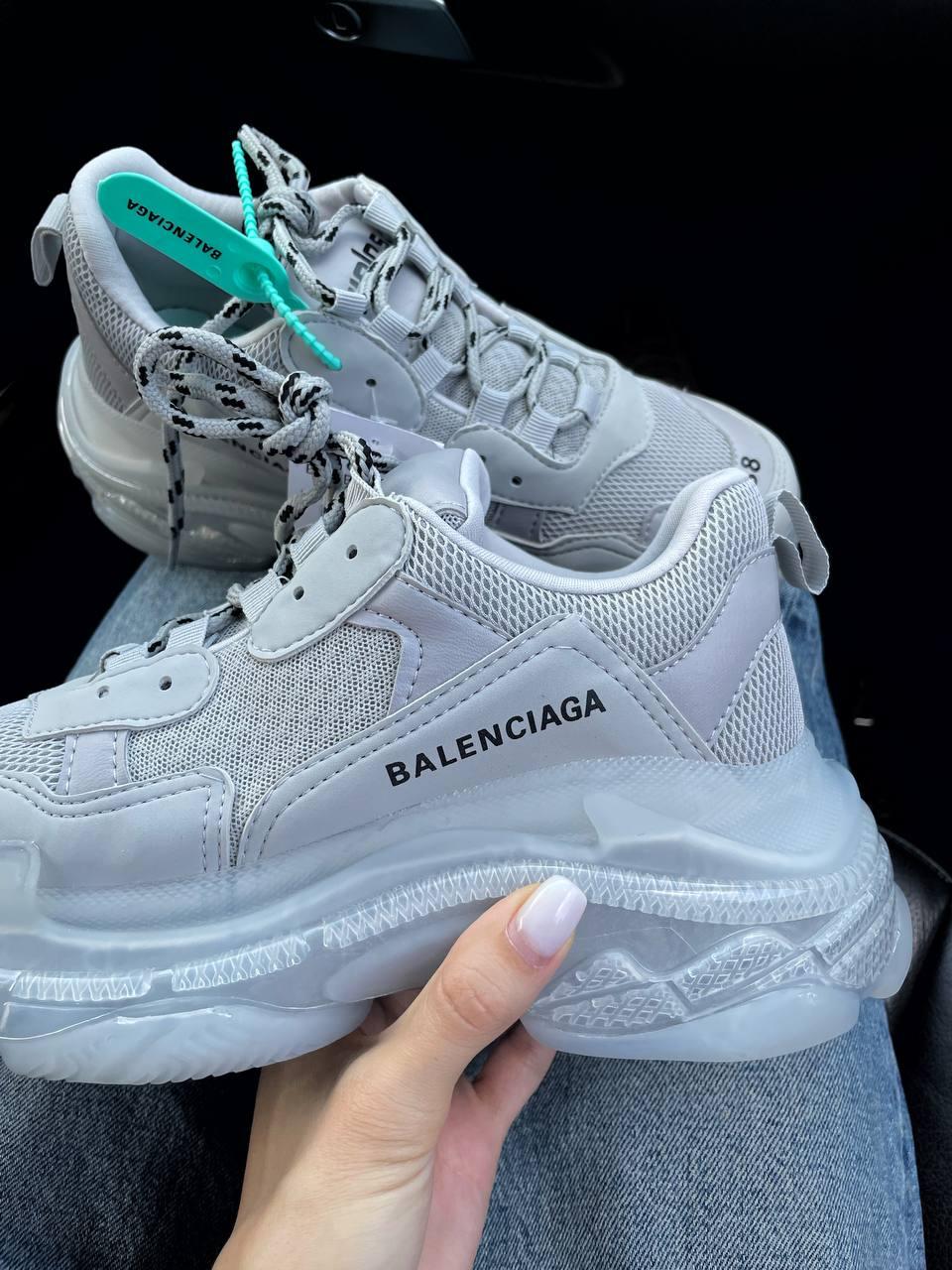 Balenciaga Triple S Clear Sole Grey v2