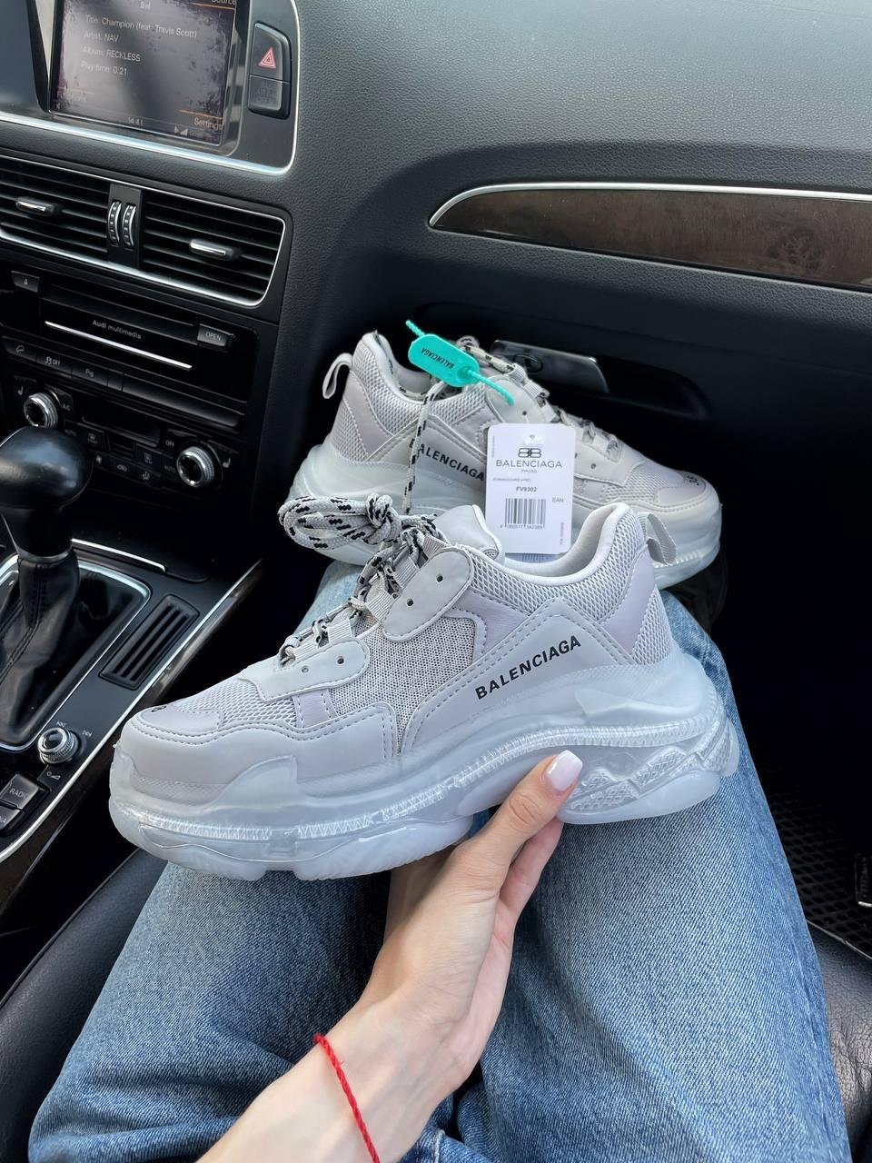Balenciaga Triple S Clear Sole Grey v2