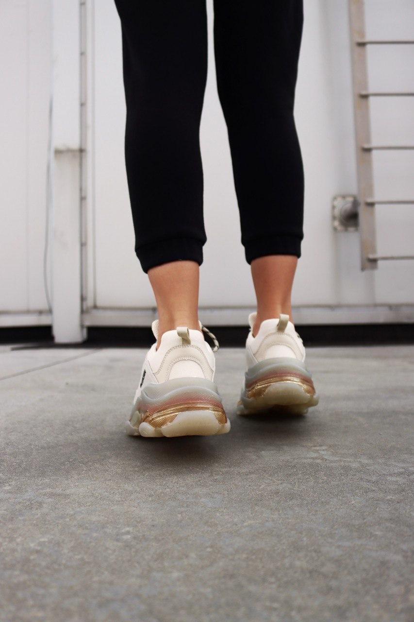 Balenciaga Triple S Clear Sole Beige Brown