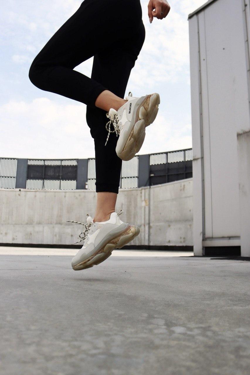 Balenciaga Triple S Clear Sole Beige Brown