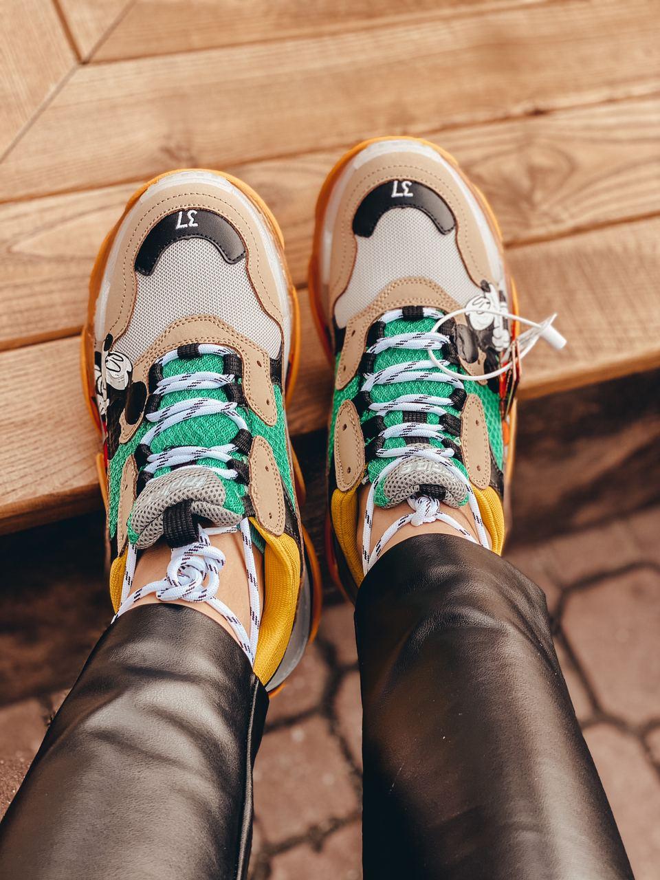 Balenciaga Triple S Clear Sole Mickey Mouse