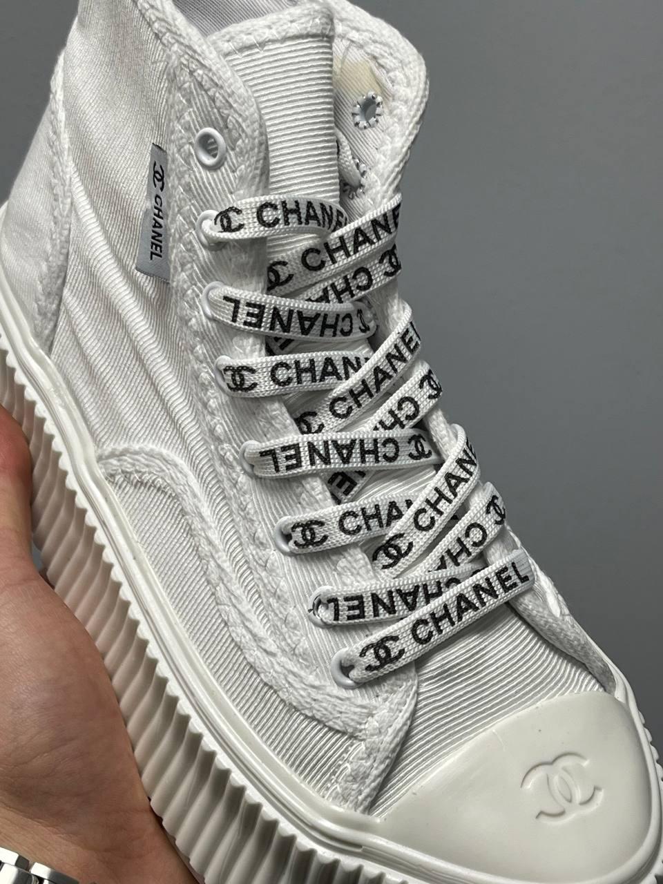 Chanel Sneakers Platform White