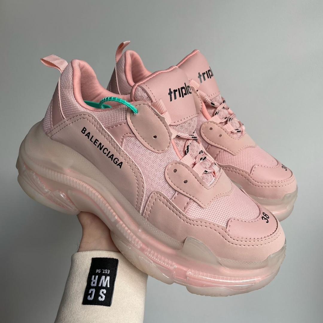 Balenciaga Triple S Clear Sole Pink 2.0
