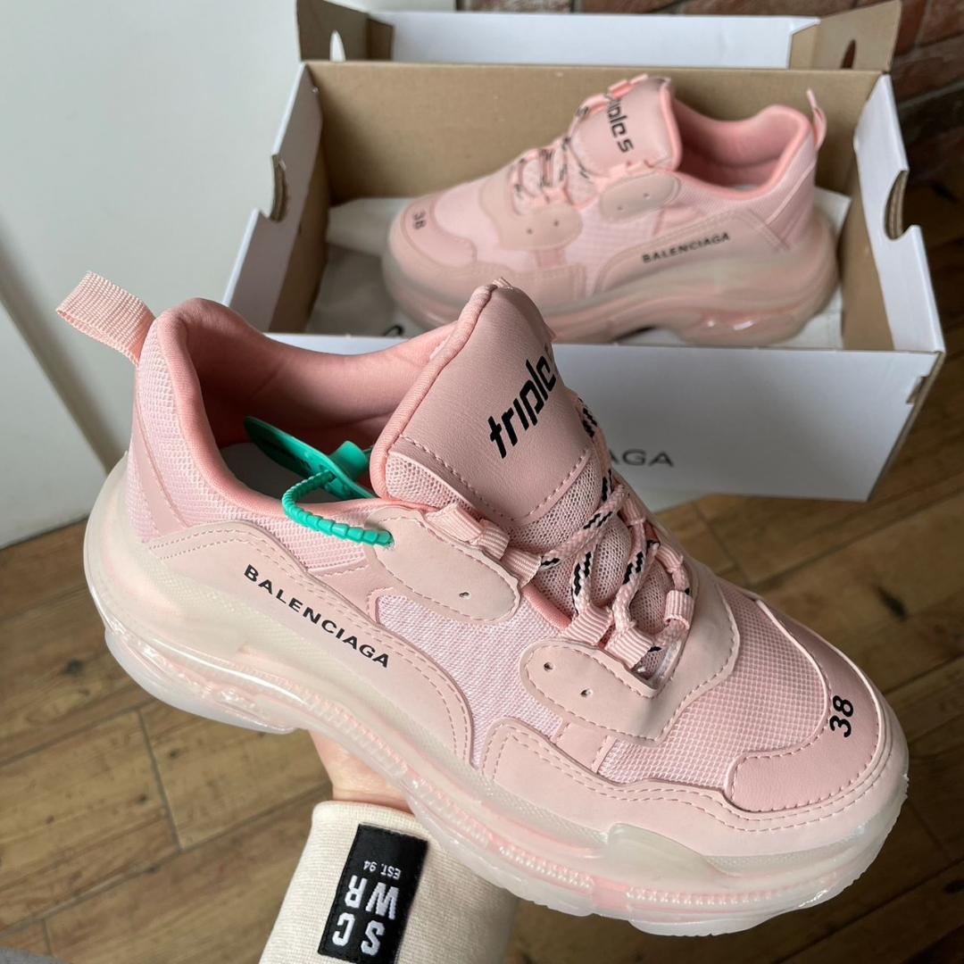 Balenciaga Triple S Clear Sole Pink 2.0