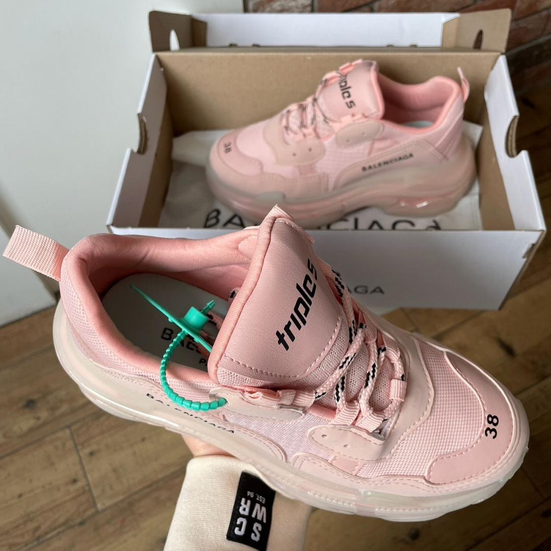 Balenciaga Triple S Clear Sole Pink 2.0