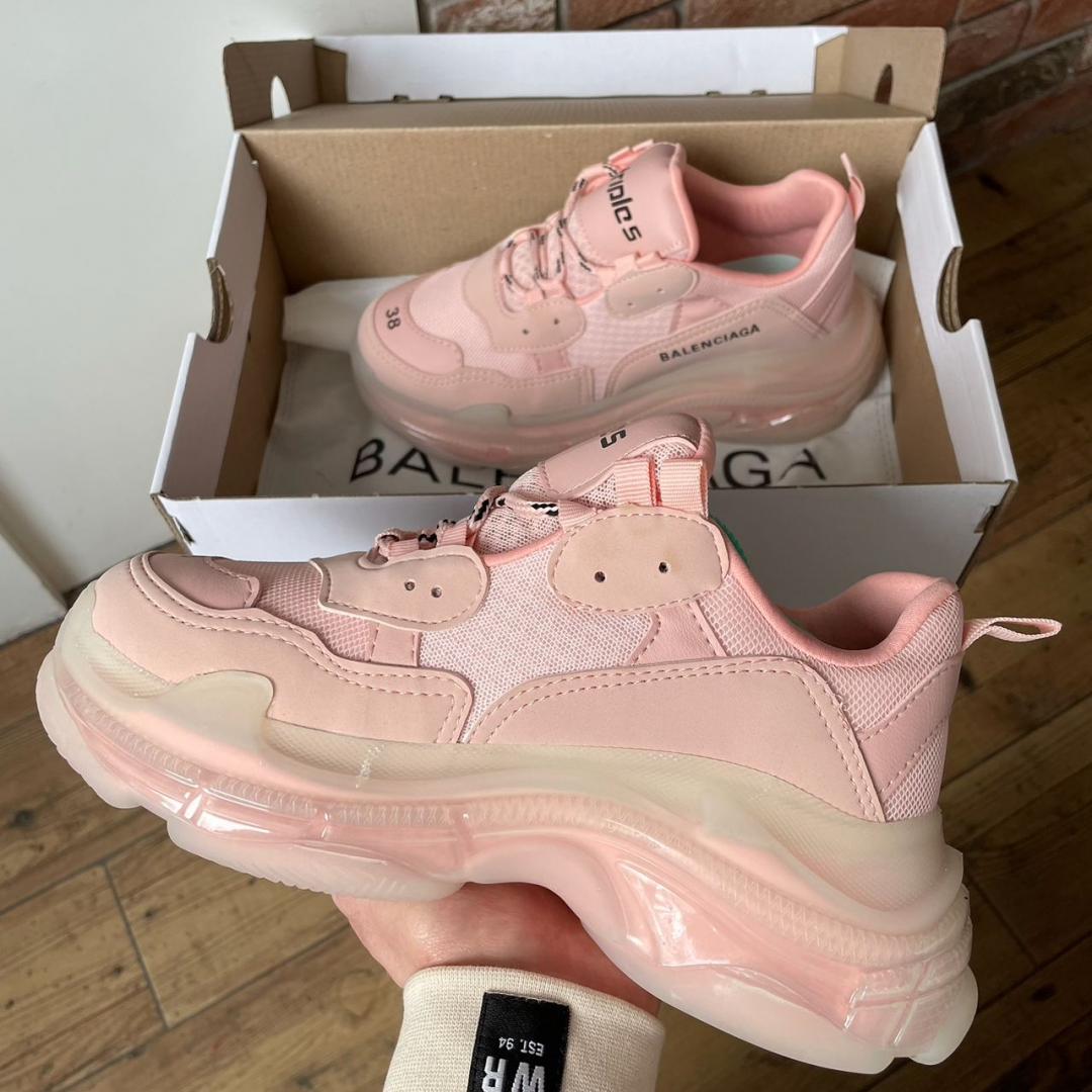 Balenciaga Triple S Clear Sole Pink 2.0