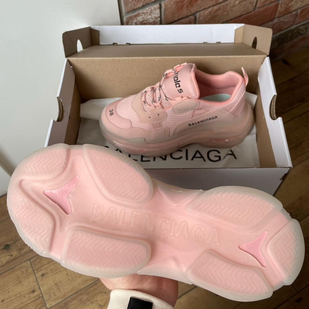 Balenciaga Triple S Clear Sole Pink 2.0