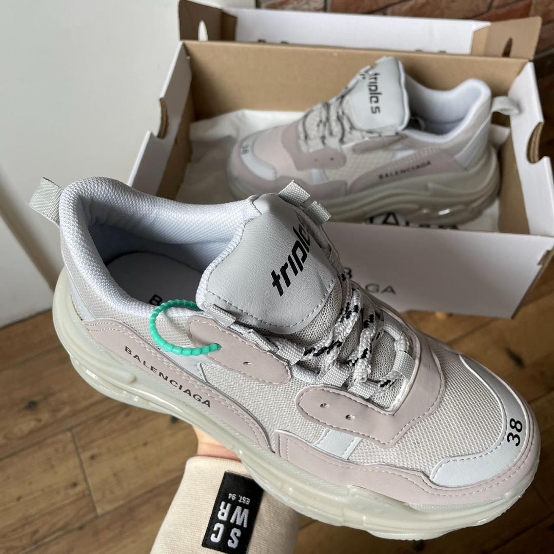 Balenciaga Triple S Clear Sole Grey 2.0