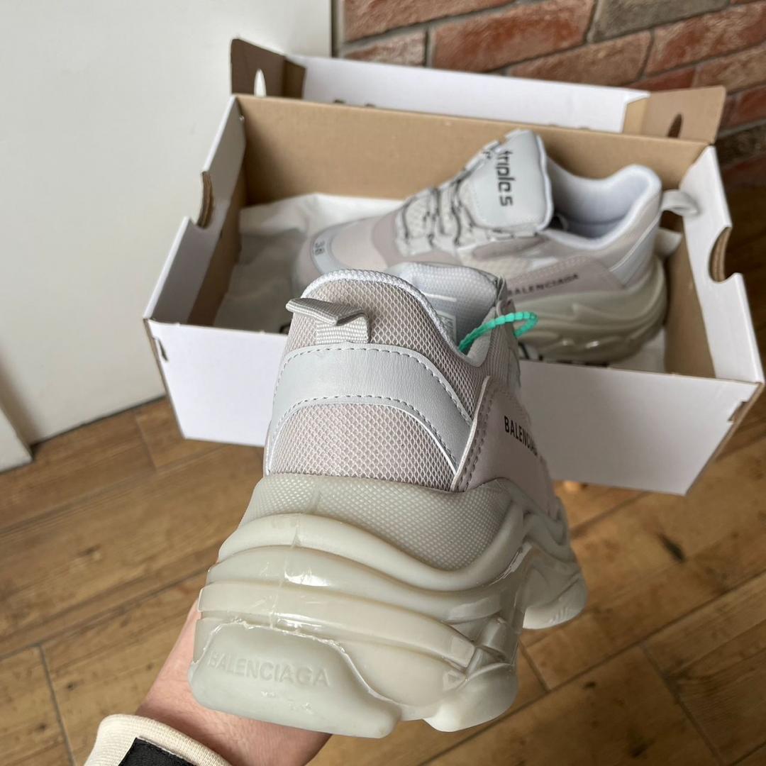 Balenciaga Triple S Clear Sole Grey 2.0