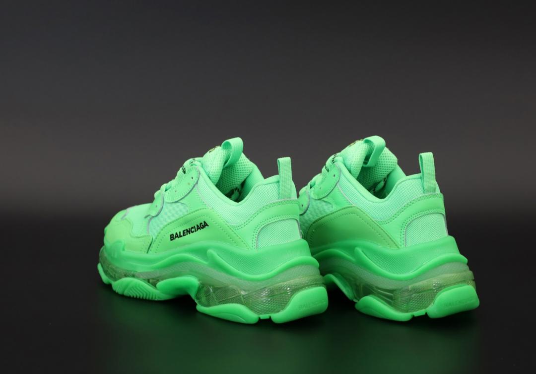 Balenciaga Triple S Clear Sole Green Neon