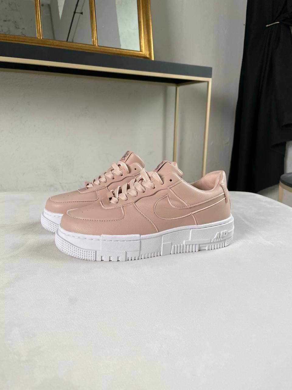 Nike Air Force 1 Pixel Beige Pink