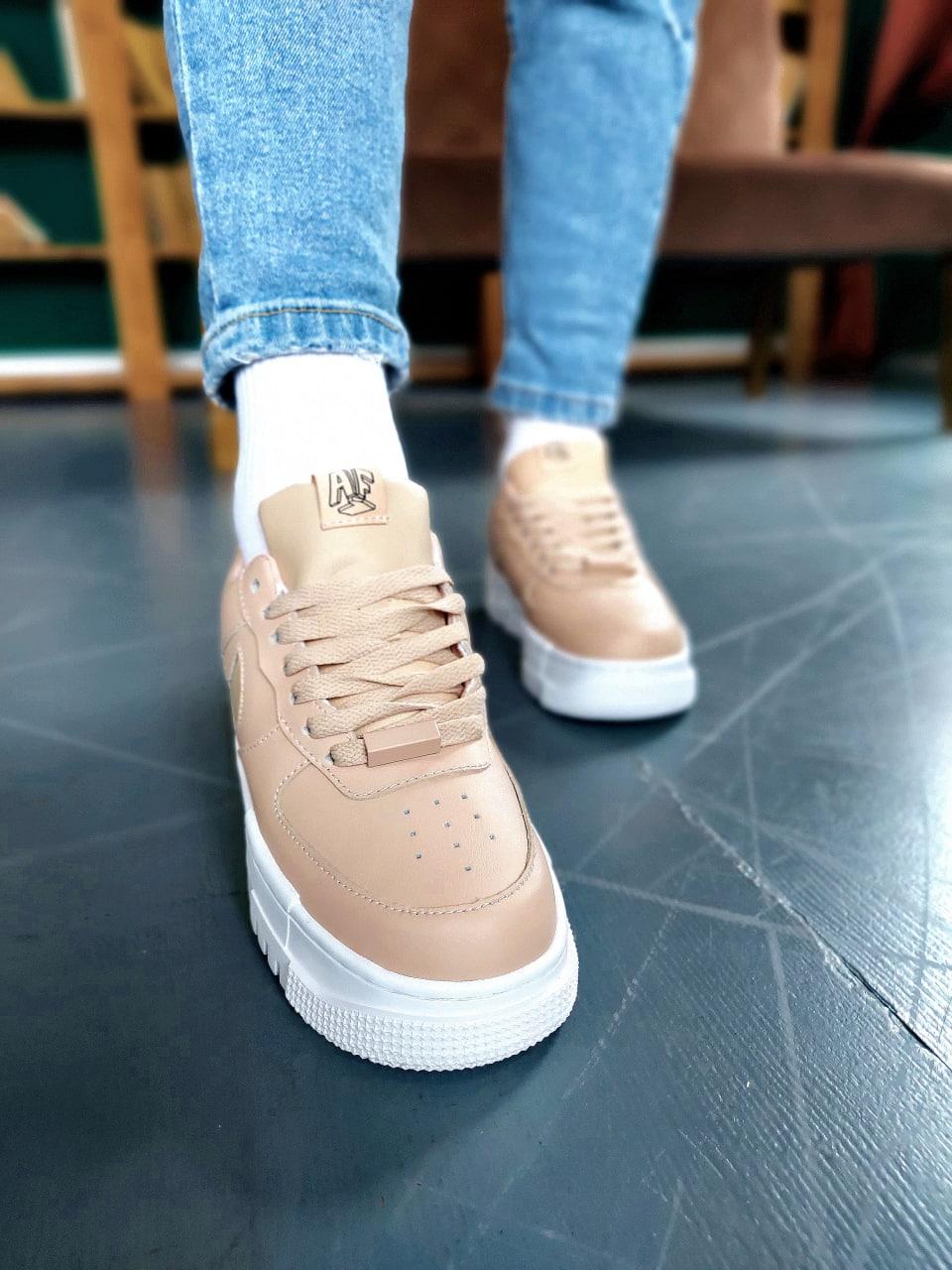 Nike Air Force 1 Pixel Beige Pink