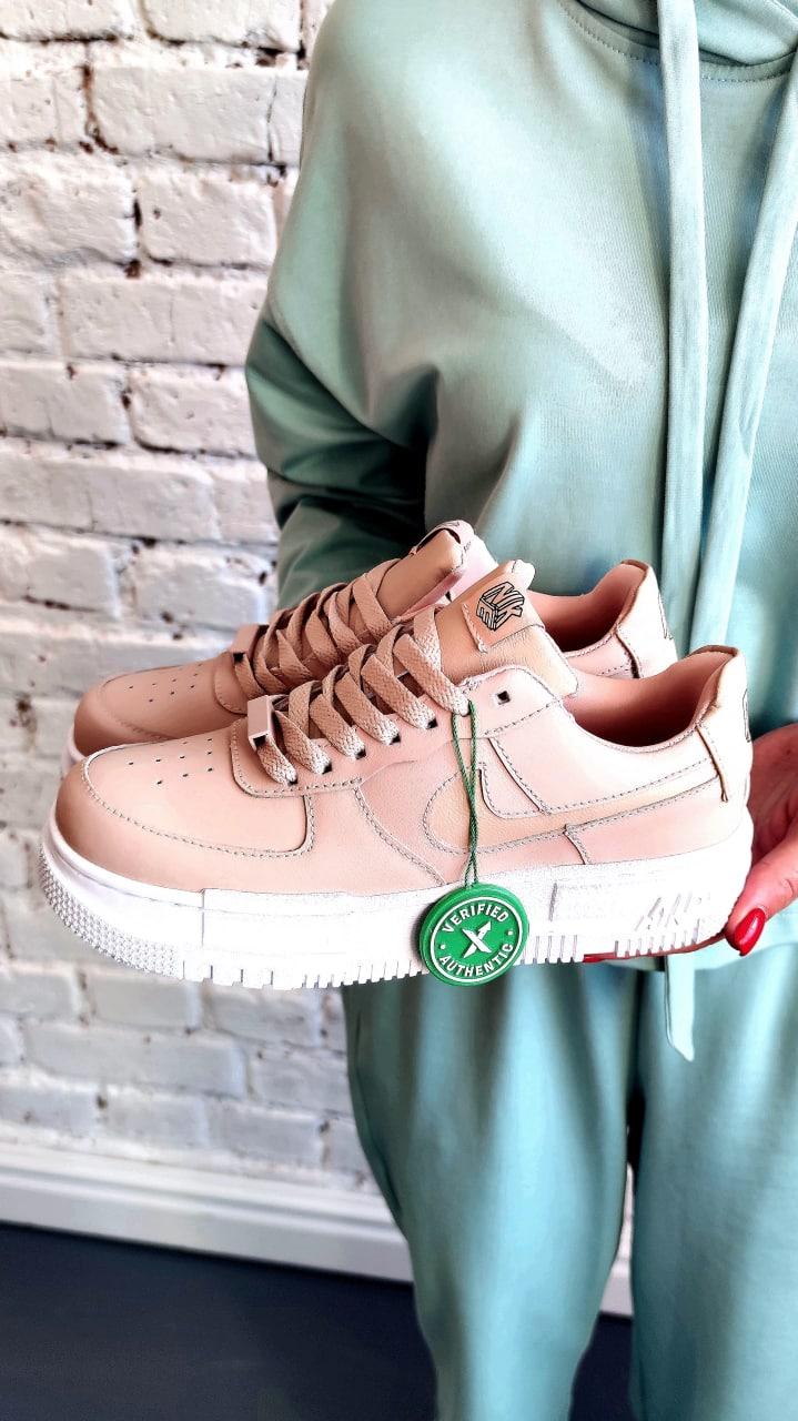 Nike Air Force 1 Pixel Beige Pink