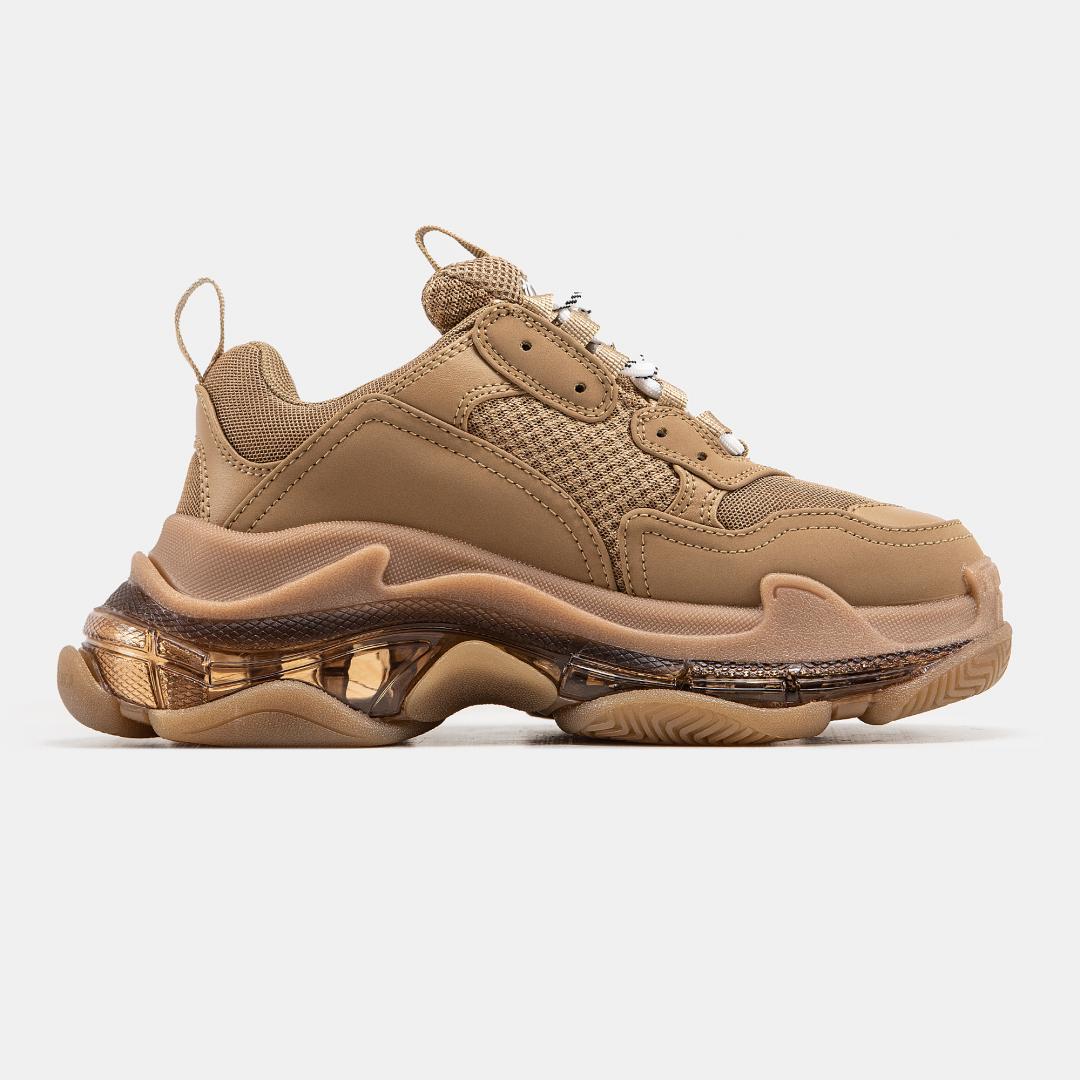 Balenciaga Triple S Clear Sole Brown