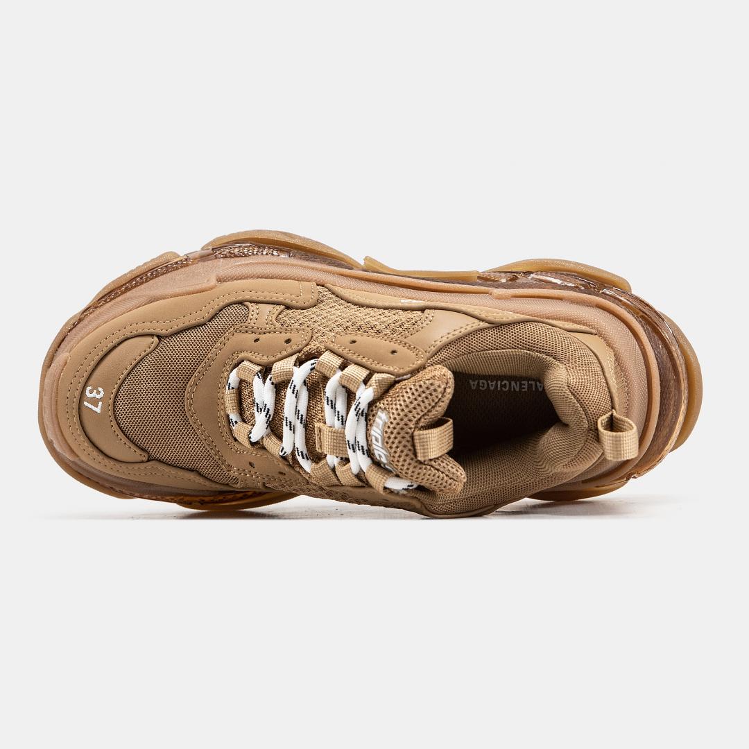 Balenciaga Triple S Clear Sole Brown