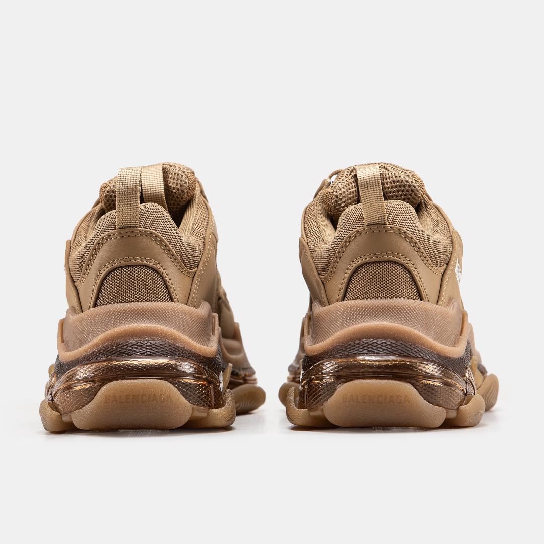 Balenciaga Triple S Clear Sole Brown