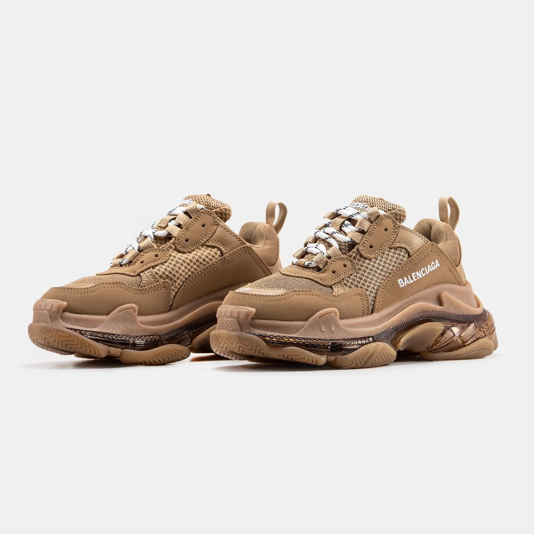 Balenciaga Triple S Clear Sole Brown
