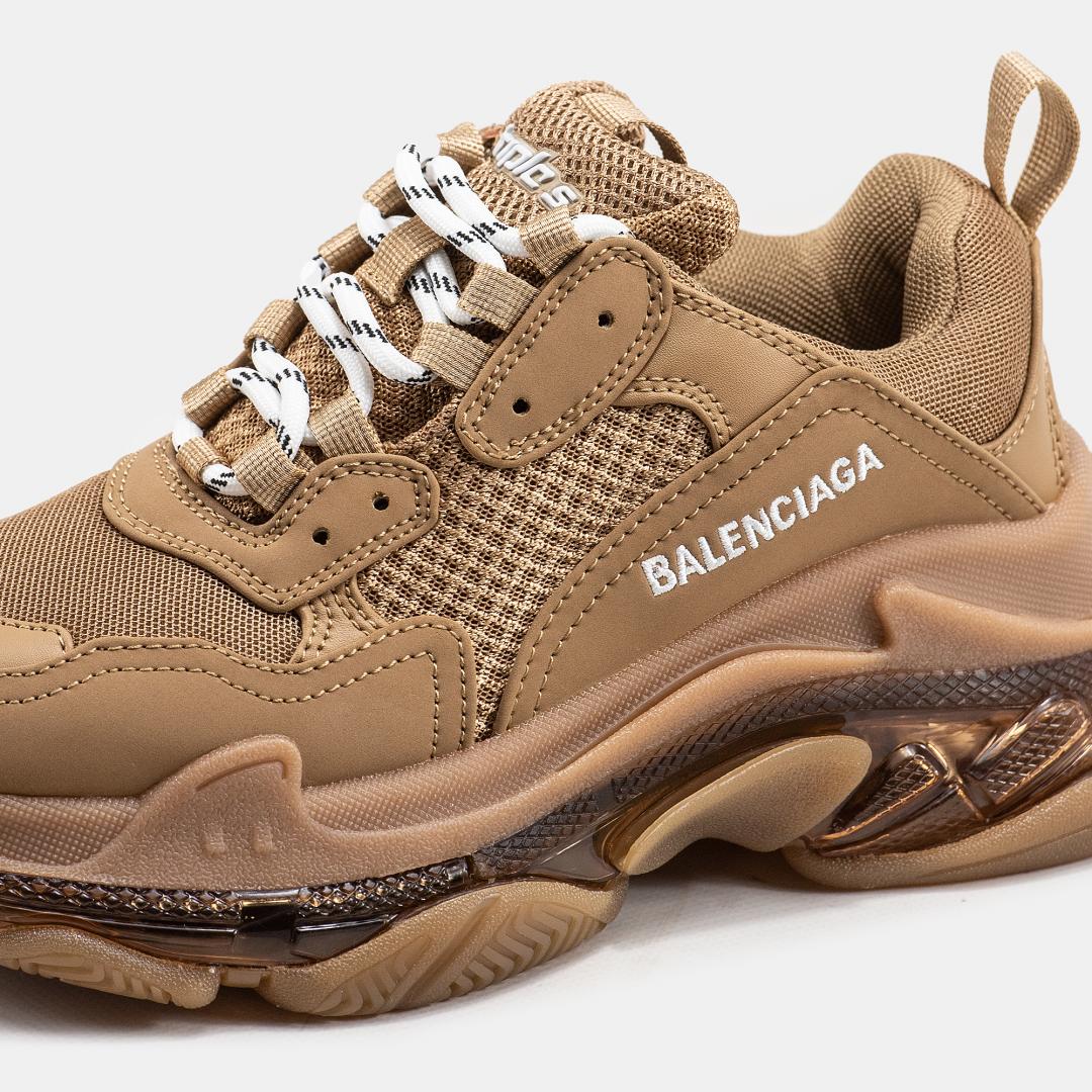 Balenciaga Triple S Clear Sole Brown
