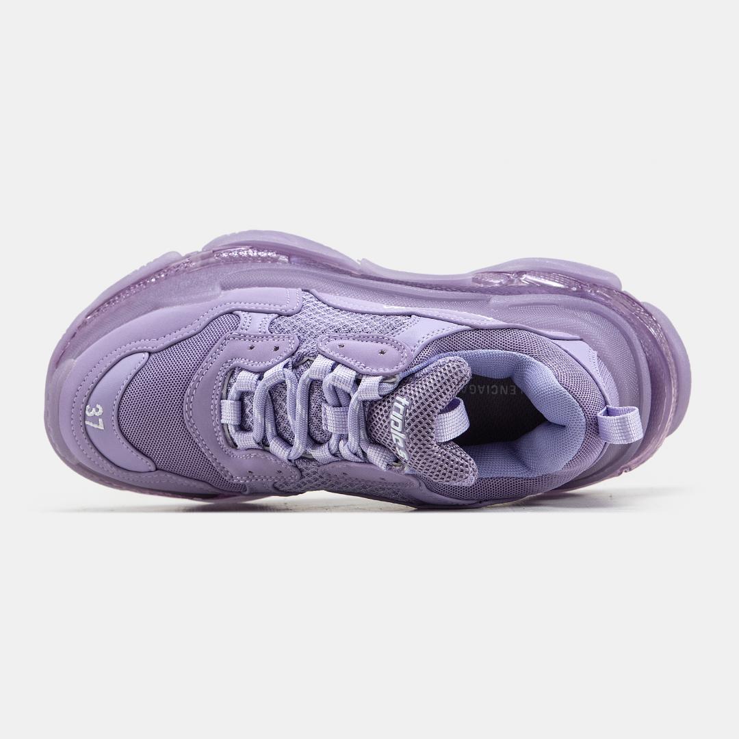 Balenciaga Triple S Clear Sole Purple