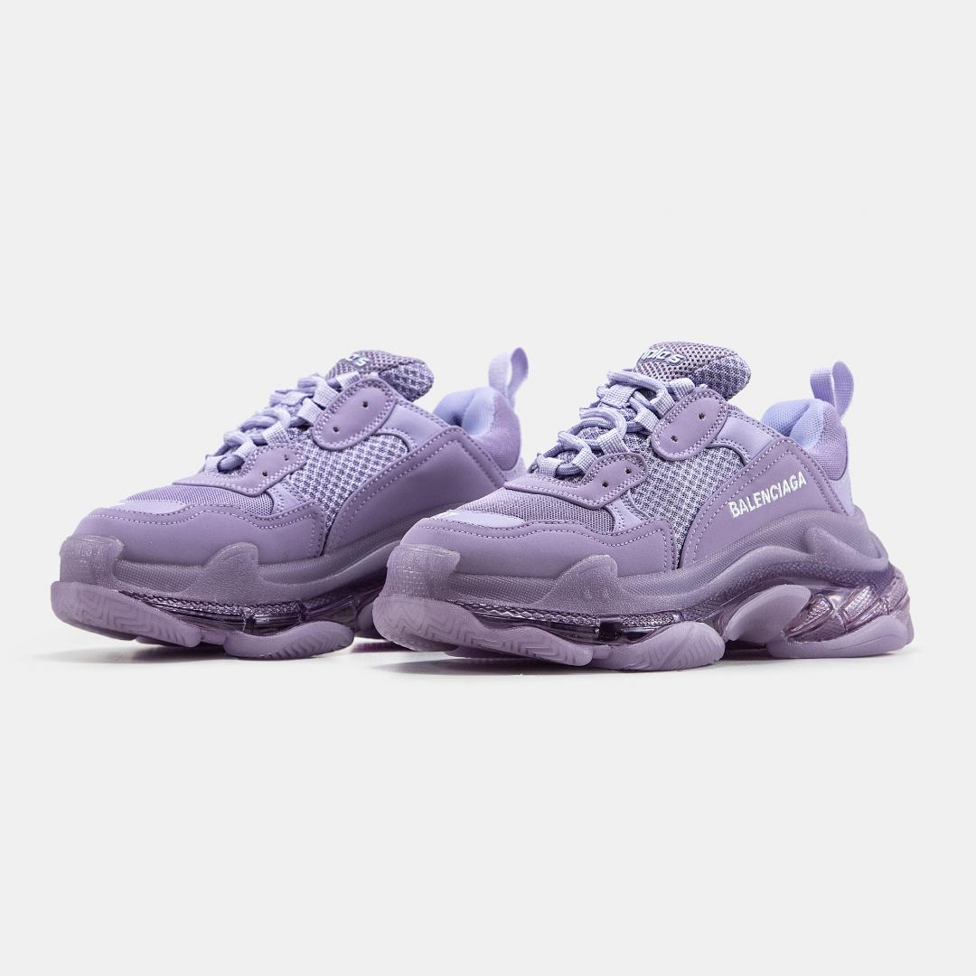 Balenciaga Triple S Clear Sole Purple