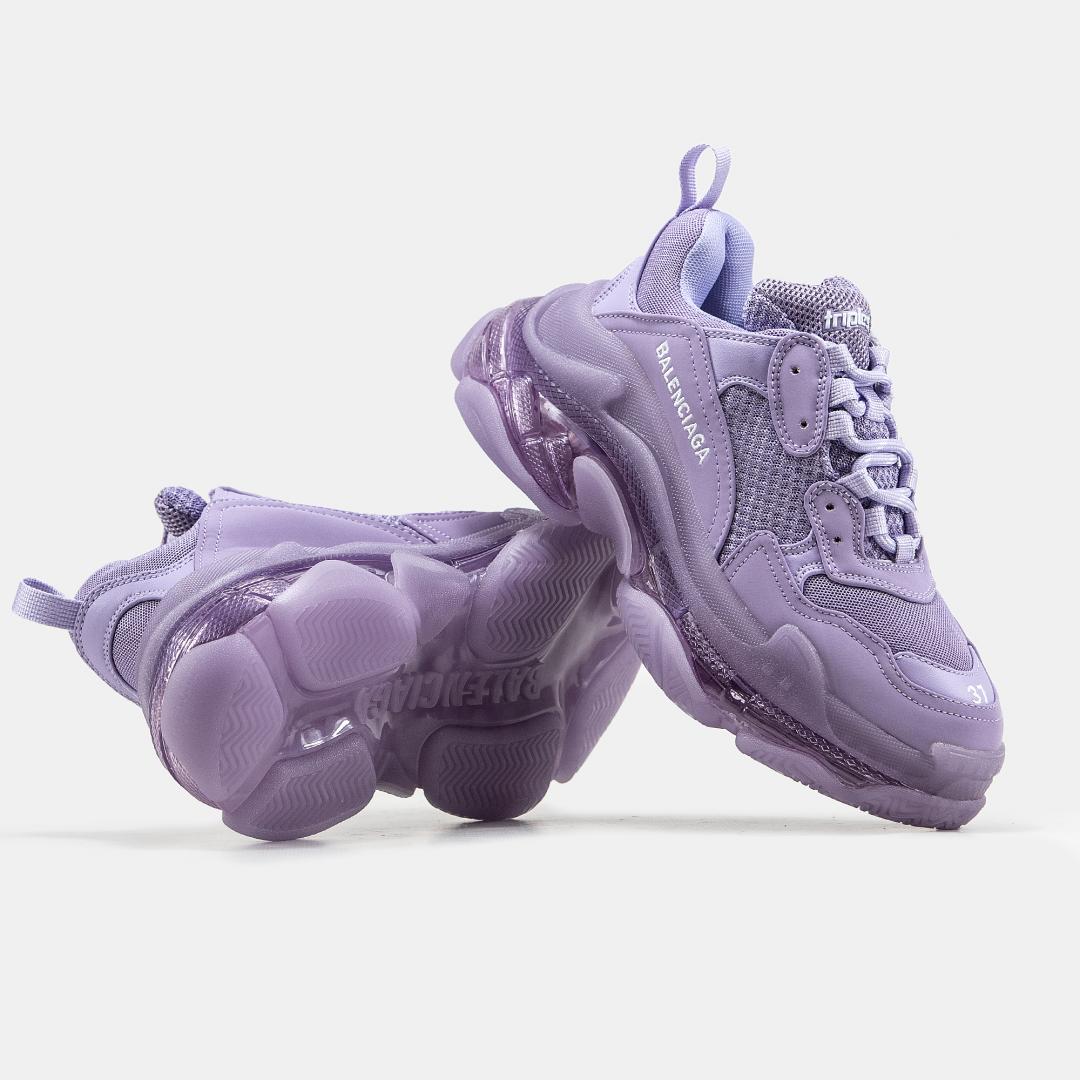 Balenciaga Triple S Clear Sole Purple