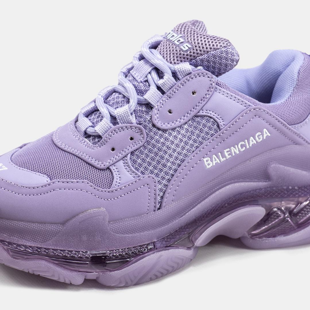 Balenciaga Triple S Clear Sole Purple