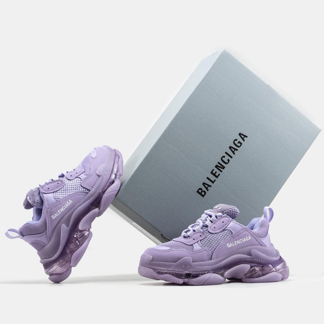 Balenciaga Triple S Clear Sole Purple
