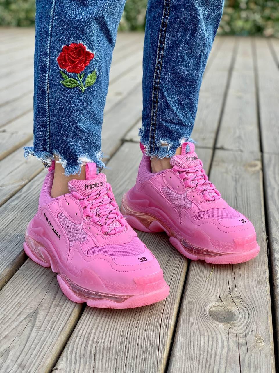 Balenciaga Triple S Clear Sole Pink