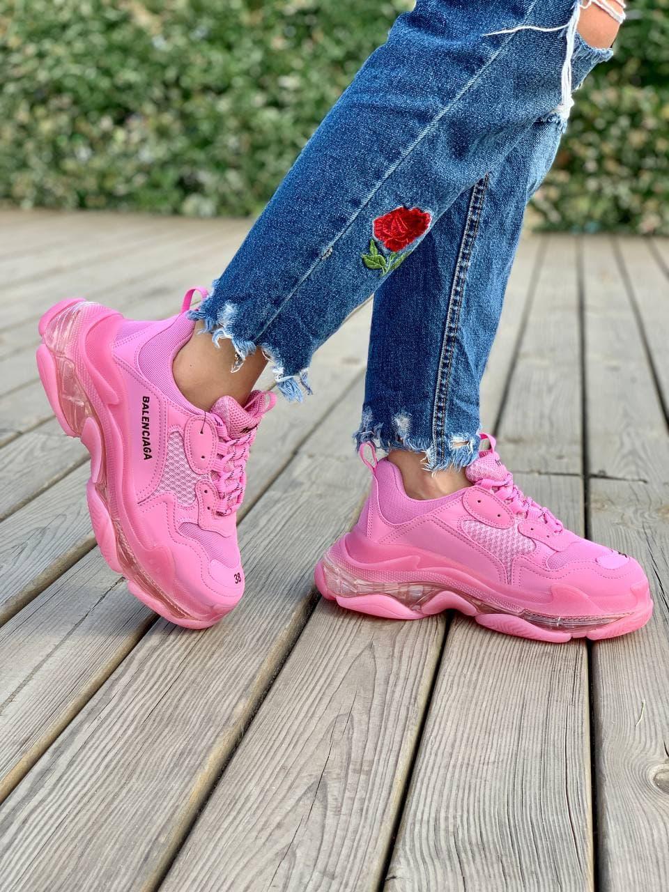 Balenciaga Triple S Clear Sole Pink