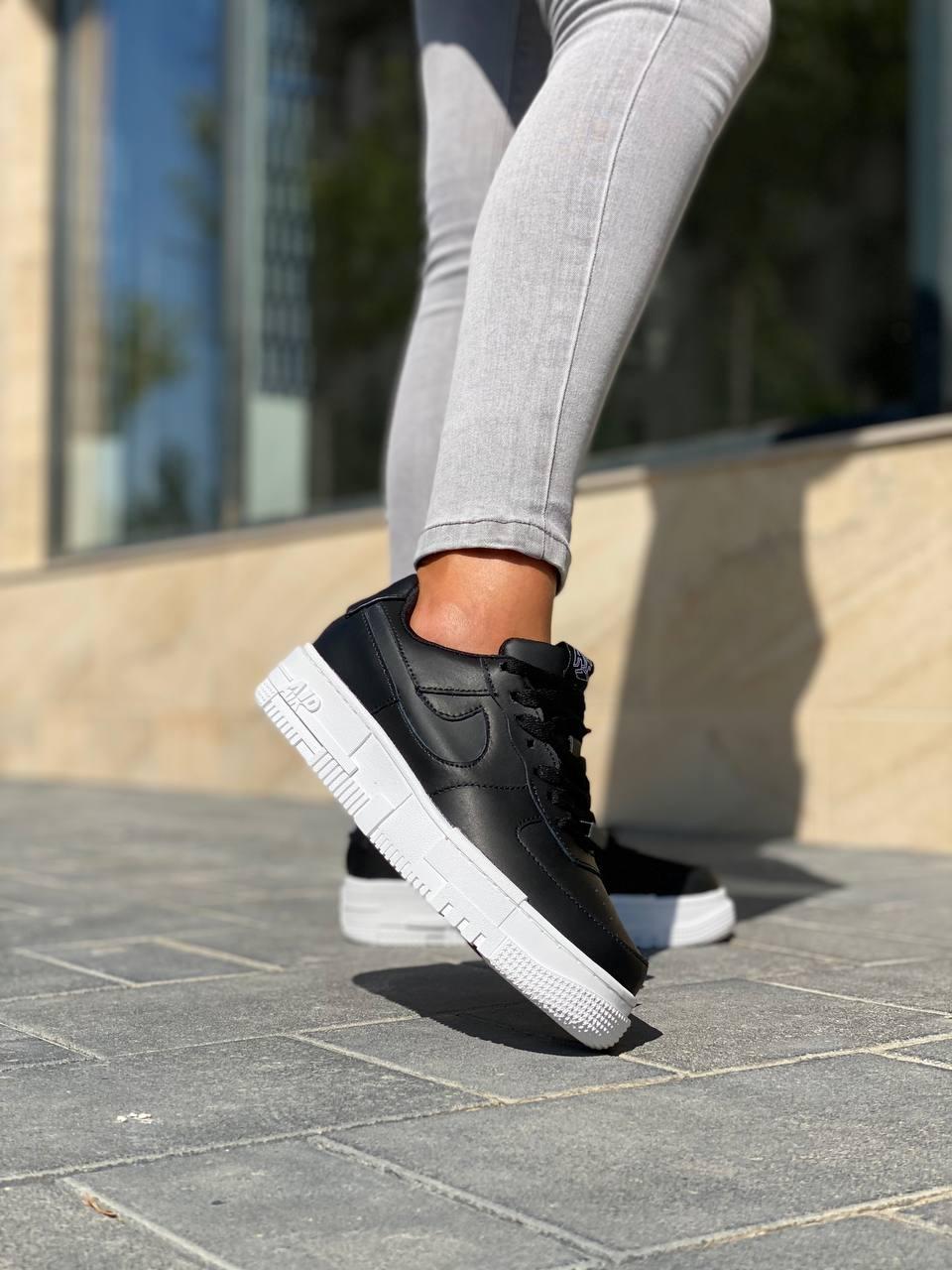 Nike Air Force 1 Pixel Black White