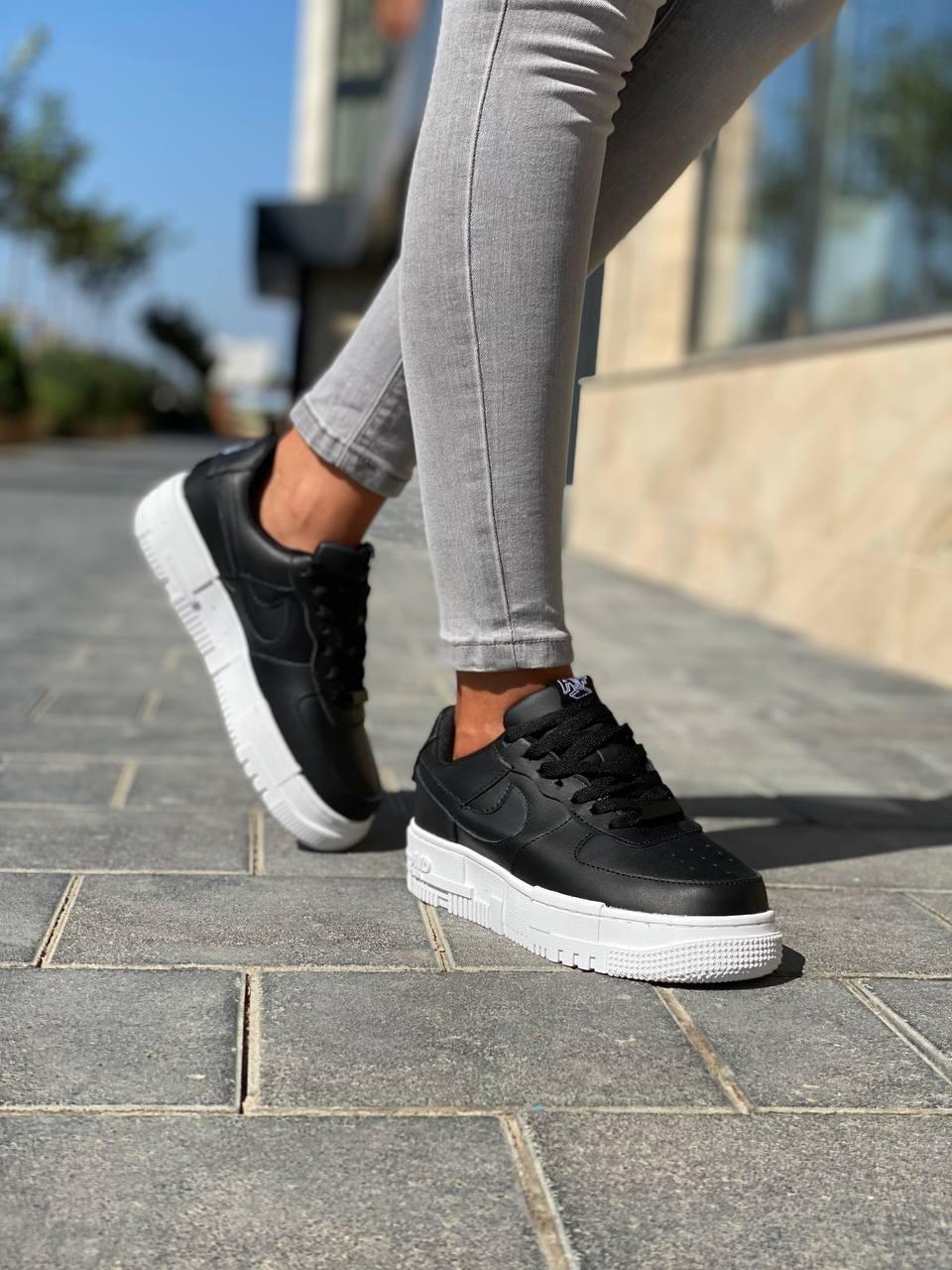 Nike Air Force 1 Pixel Black White