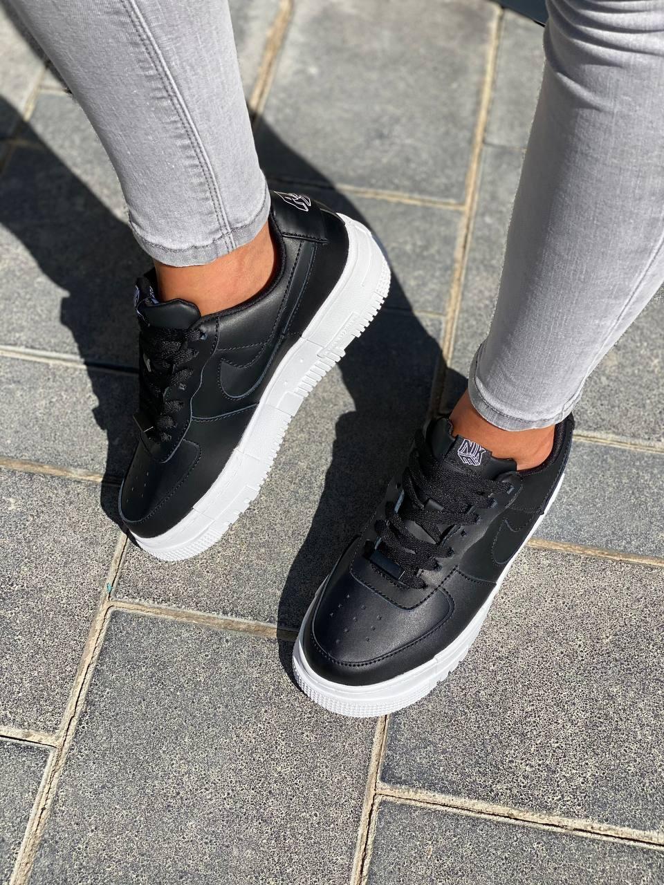Nike Air Force 1 Pixel Black White