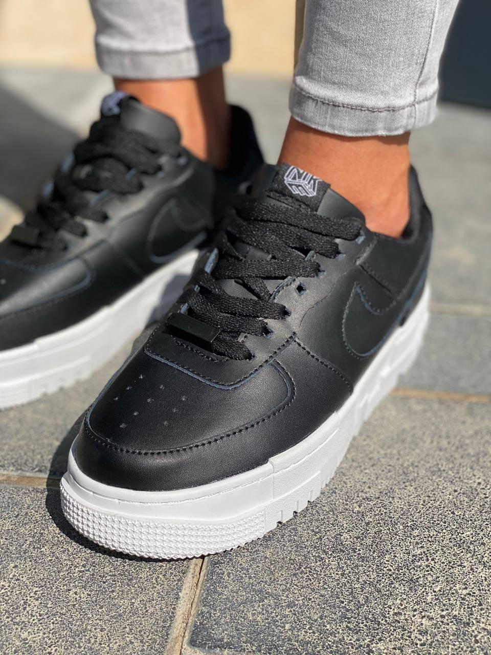 Nike Air Force 1 Pixel Black White