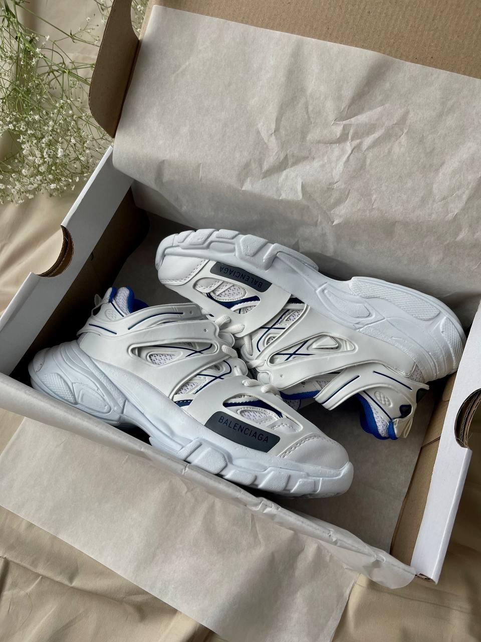 Balenciaga Track White Blue