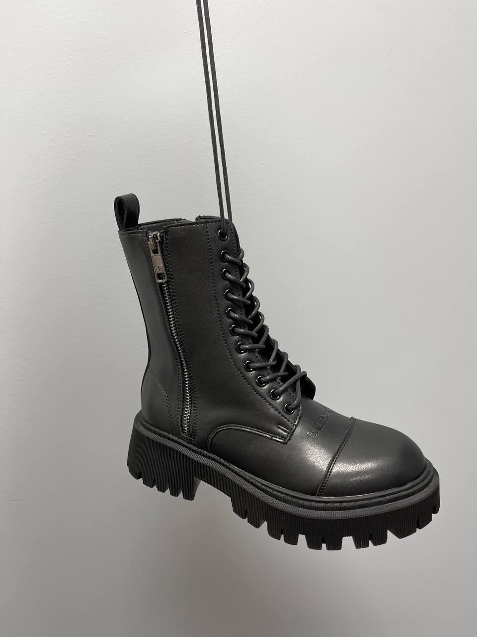 Balenciaga Boots Tractor Black (Матові)