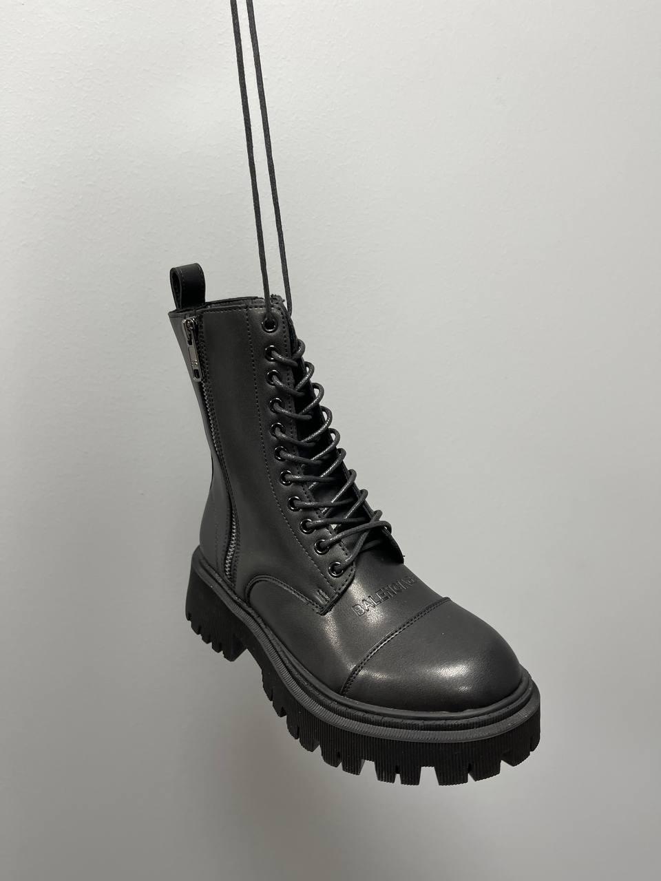 Balenciaga Boots Tractor Black (Матові)