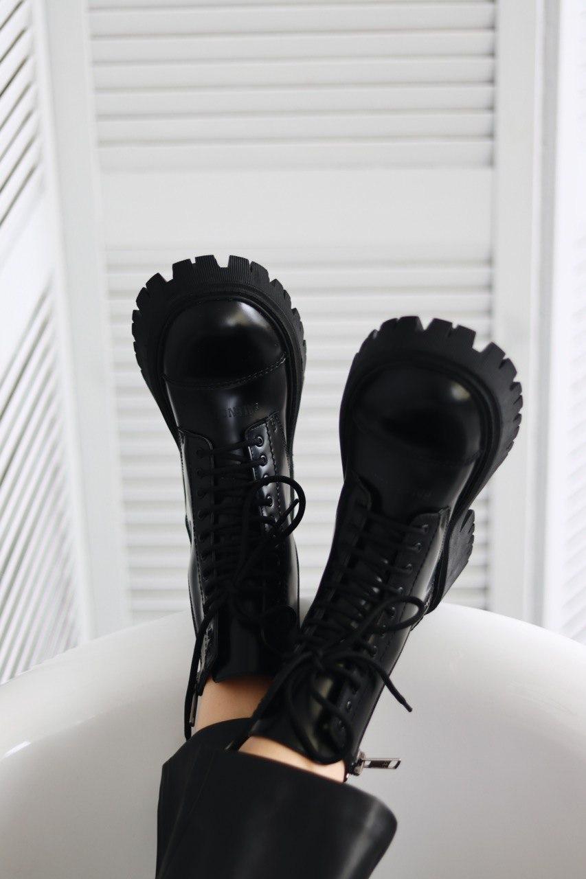 Balenciaga Boots Tractor Black 2