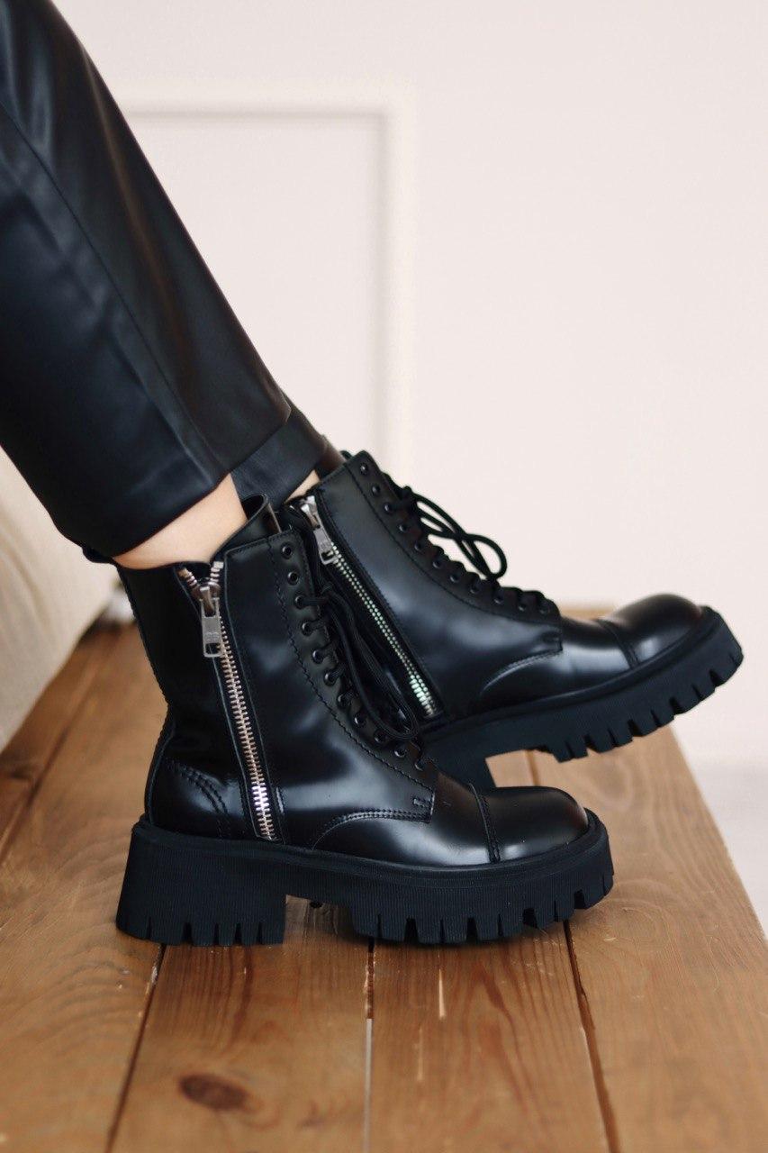 Balenciaga Boots Tractor Black 2