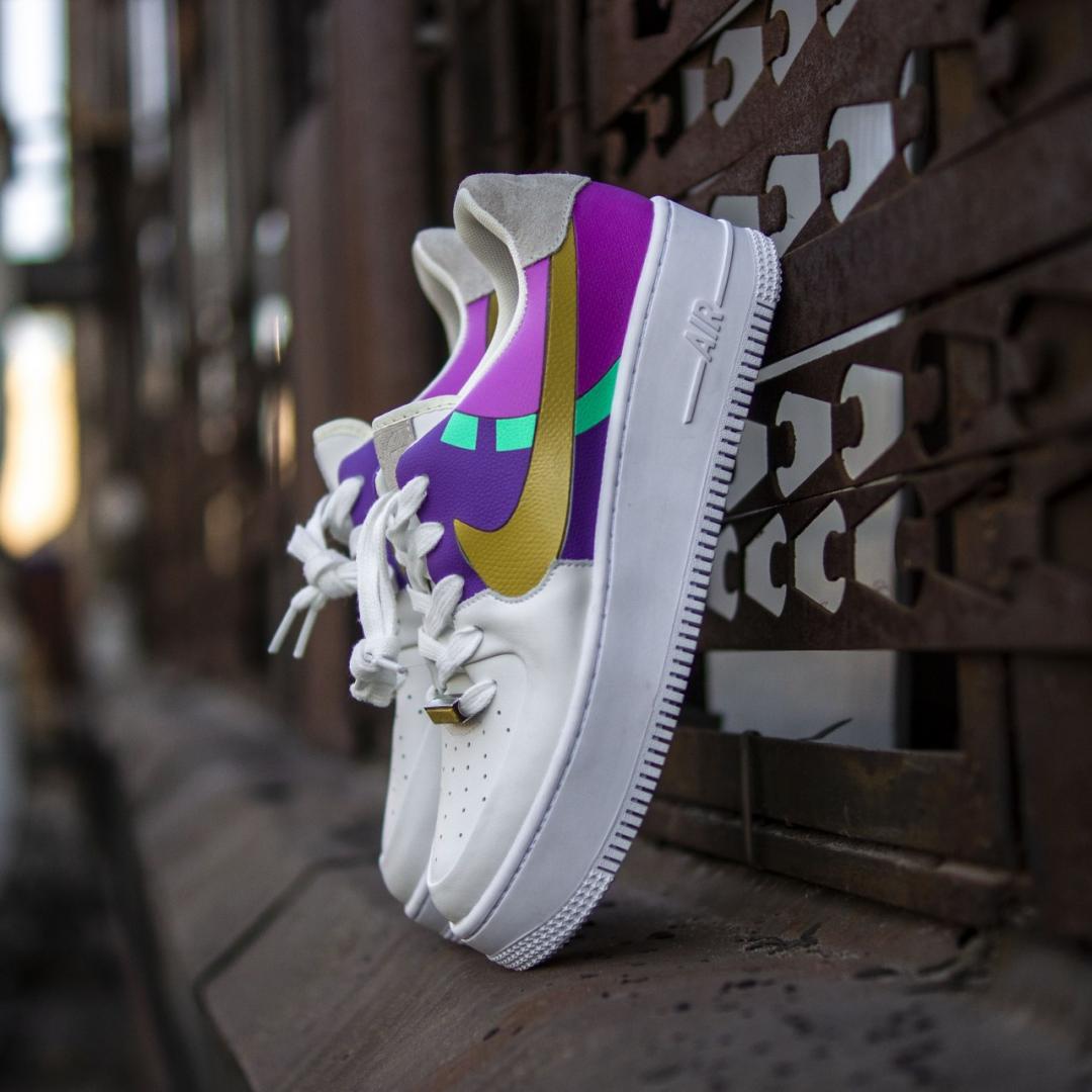 Nike Air Force 1 Sage LX Pink Purpur