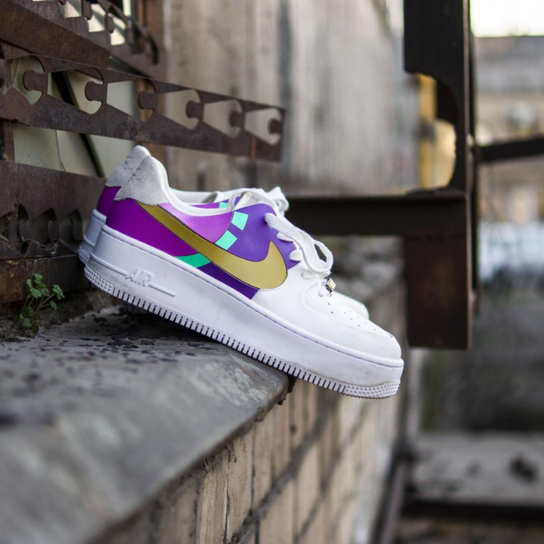 Nike Air Force 1 Sage LX Pink Purpur