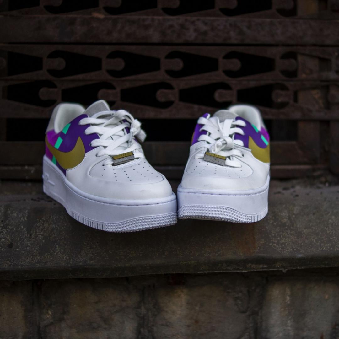 Nike Air Force 1 Sage LX Pink Purpur