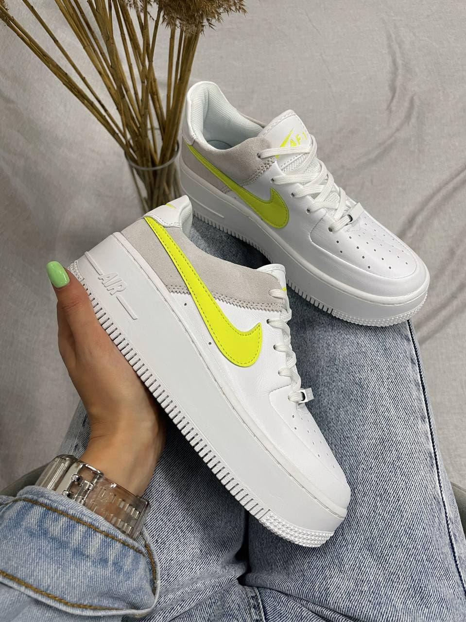 Nike Air Force 1 Sage White Lemon Venom