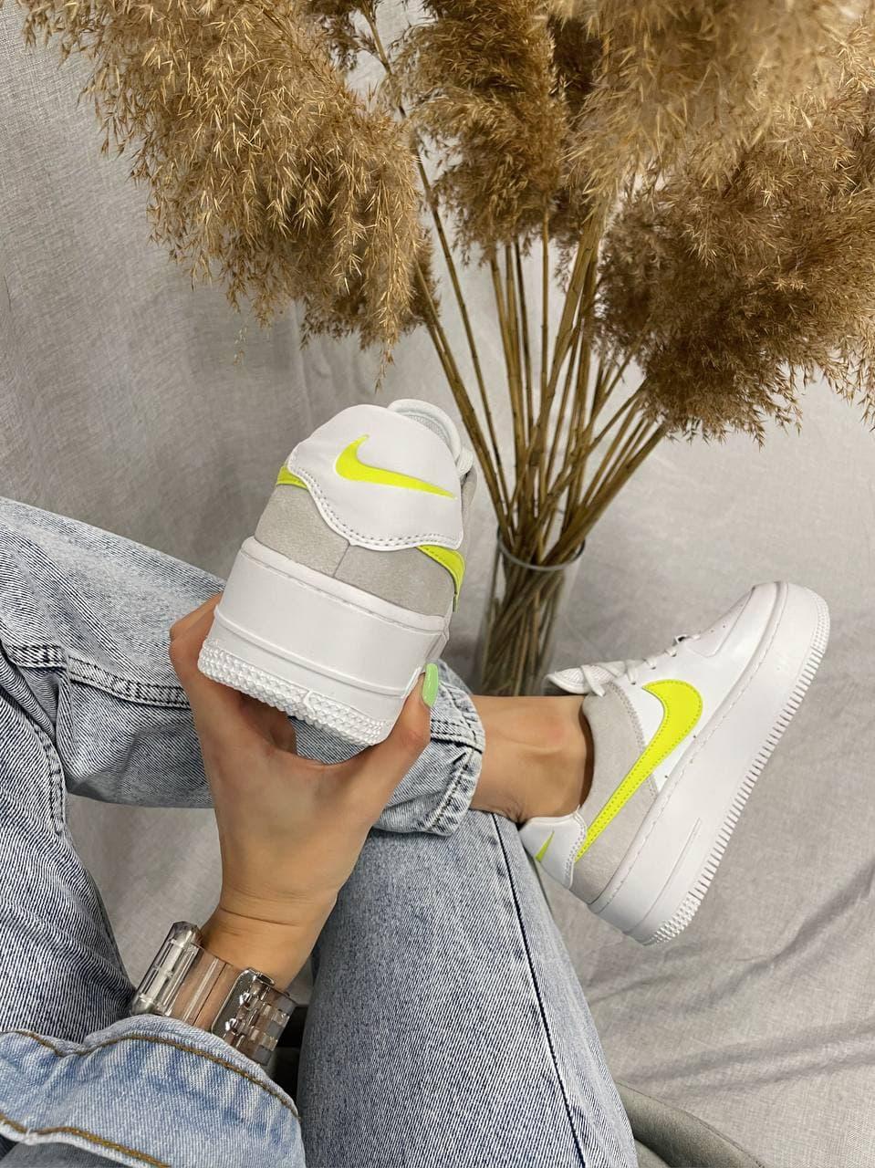 Nike Air Force 1 Sage White Lemon Venom