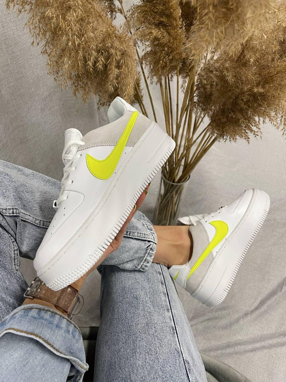 Nike Air Force 1 Sage White Lemon Venom